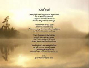 Dad Poem Personalized Gift