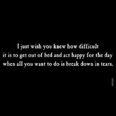 How I feel every day. It's so hard to make myself talk to people ...