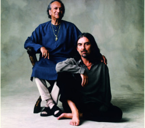 Ravi Shankar and George Harrison