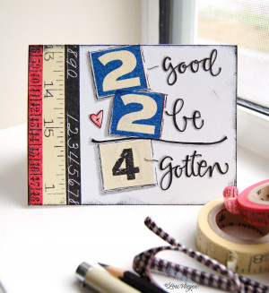 especially when there are fun cards to be made remembering those