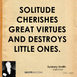 Inspirational Quotes About Little Solitude Funny