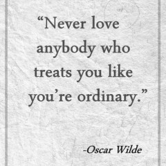 More than ordinary.