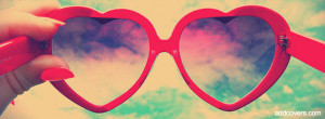 Heart Glasses {Girly Facebook Timeline Cover Picture, Girly Facebook ...