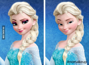 Frozen - Queen Elsa without Makeup.