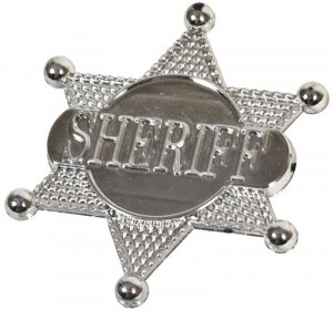 Plastic Sheriff Badge