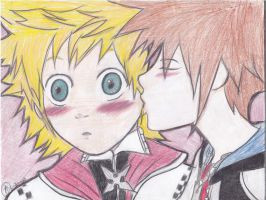 Sora And Roxas Kissing