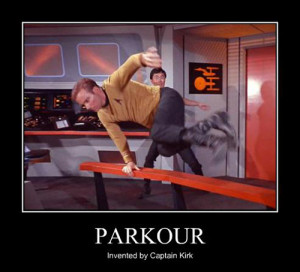 Star Trek Parkour Demotivational Poster picture