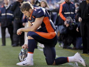 suspect Matthew 5:5 was not one of the verses Tebow stenciled into ...
