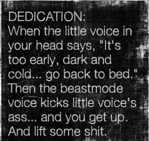 DEDICATION Motivation Quote