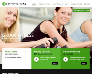The Clovelly Fitness website is a great example of a personal trainer ...