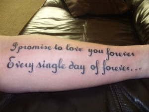 promise tattoo