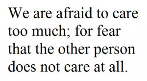 quotes about fear of love