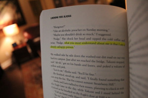 ... sad john green quality looking for alaska Best book ever best line in