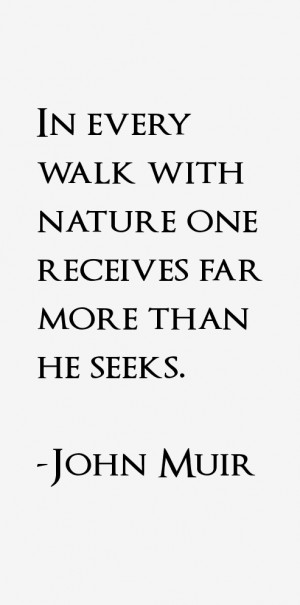 Return To All John Muir Quotes