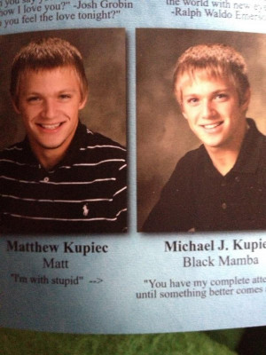The 9 Best Twin Quotes from Yearbooks - CollegeHumor Post