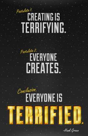Awesome design fear vlogbrothers Hank Green DFTBA nerdfighters ...