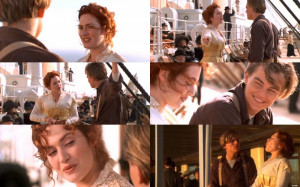 ... and Leonardo DiCaprio Kate Winslet & Leonardo DiCaprio- Titanic