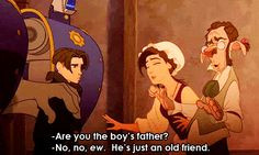 Treasure Planet-you the boy's father? More