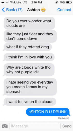 Drunk Text Imagines Luke Hemmings