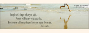 Maya Angelou quote Profile Facebook Covers