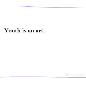 ... at 600 × 600 in 014 2012-02-03, Oscar Wilde Quotes, youth is an art