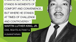 ... People > Quote on the ultimate measure of man by Martin Luther King Jr