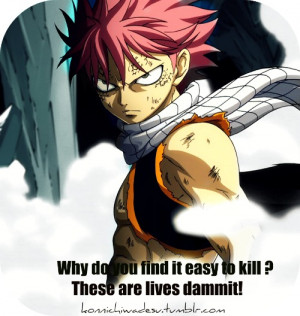 Anime Quotes Fairy Tail Natsu (1)