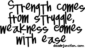 Black And White Strength quote