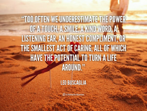 Too Often Underestimate The...