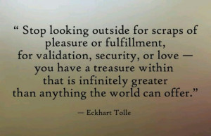 You have a treasure within