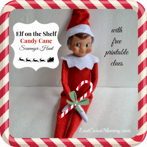 Elf on the Shelf - Candy Cane Scavenger Hunt