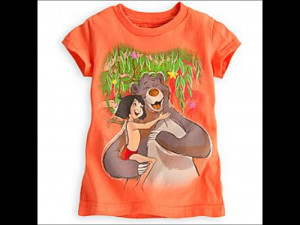 Mowgli and Baloo Tee for Girls - The Jungle Book