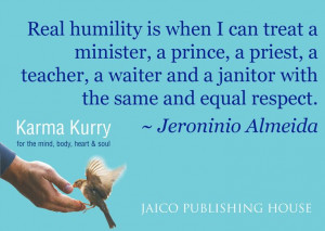 Jeroninio Almeida, Karma Kurry for the Mind, Body, Heart & Soul