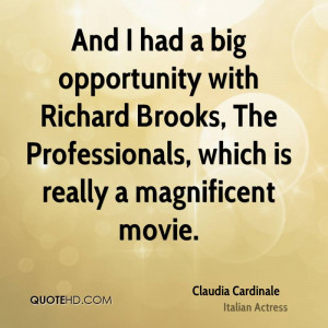 ... Brooks, The Professionals, which is really a magnificent movie