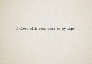 lie awake with you on my mind...