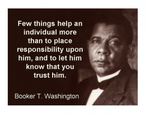 Booker T Washington Quotes