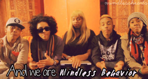 Prodigy And Bahja On Stage Mindless behavior is a singing