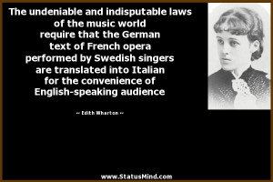 ... of English-speaking audience - Edith Wharton Quotes - StatusMind.com