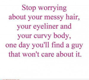 Just stop worrying.