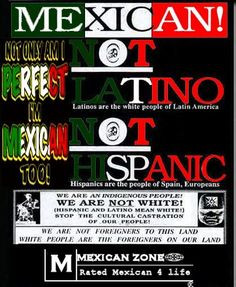 Mexican pride. I am Latino also, but I'm no foreigner. More