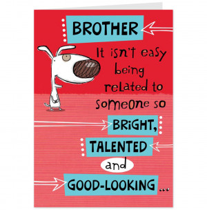Funny Brother Birthday Card-Hallmark UK