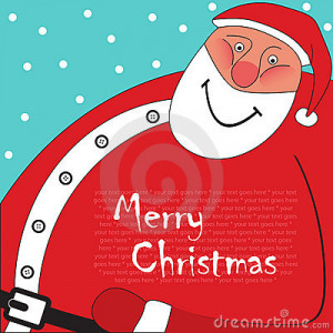 More similar stock images of ` Christmas card with Santa Claus `