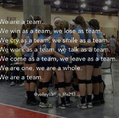 Team Volleyball Quotes, Team