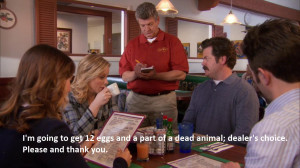 ... Swanson quotes dealer's choice - carnivore, meat lover, steak, bacon