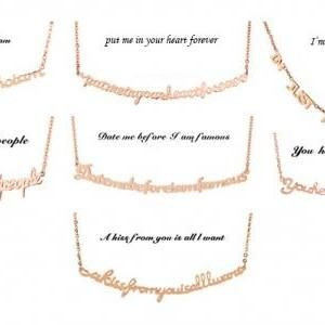 Quotes Of Love Necklace (Stainless Steel!) on Luulla