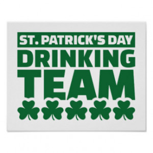St Patrick Day Drinking Posters & Prints