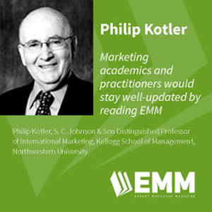 Philip Kotler recommends EMM!