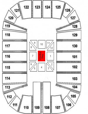 Patriot Center- Wrestling Diagram