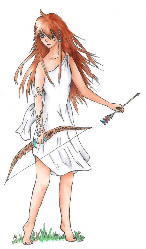 Greek Goddess Artemis by aidylslim