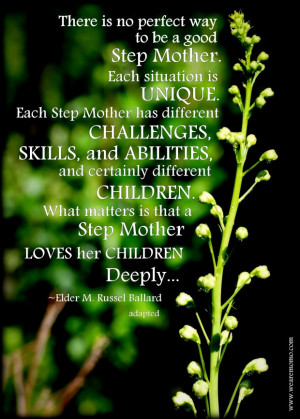 STEP MOTHERS LOVE DEEPLY